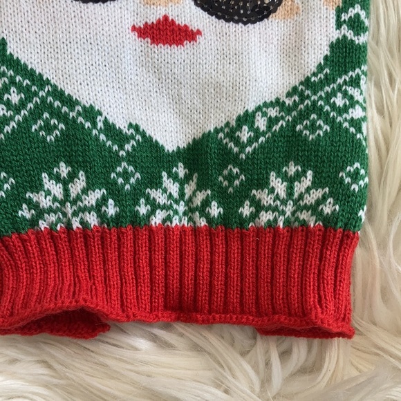 holiday Christmas sweater cool sunglasses Santa ugly Christmas sweater dog cat - Picture 15 of 17